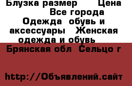 Блузка размер 42 › Цена ­ 500 - Все города Одежда, обувь и аксессуары » Женская одежда и обувь   . Брянская обл.,Сельцо г.